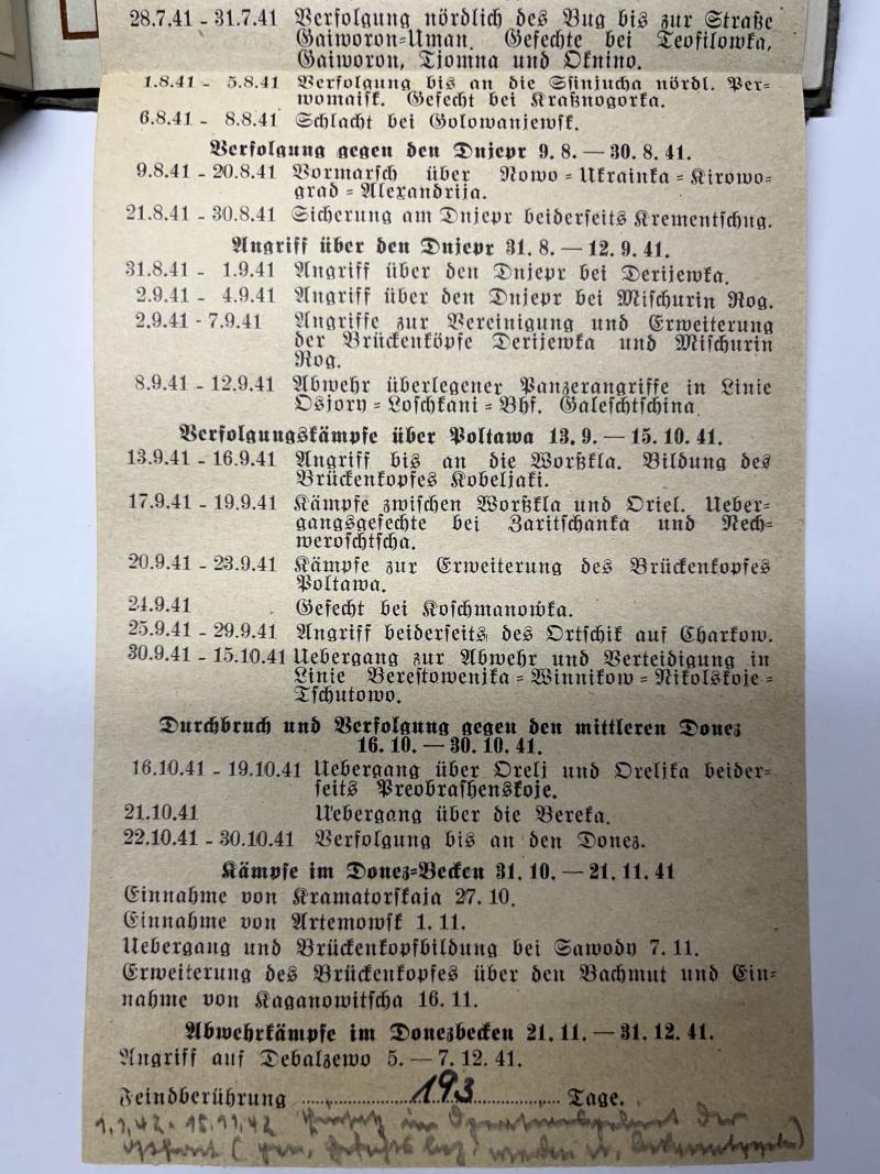 Wehrpass - Luftwaffe - 15.Feld Div. - Klein