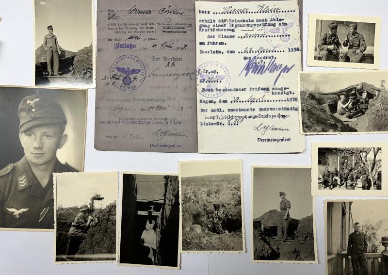 Wehrpass - Luftwaffe - 15.Feld Div. - Klein