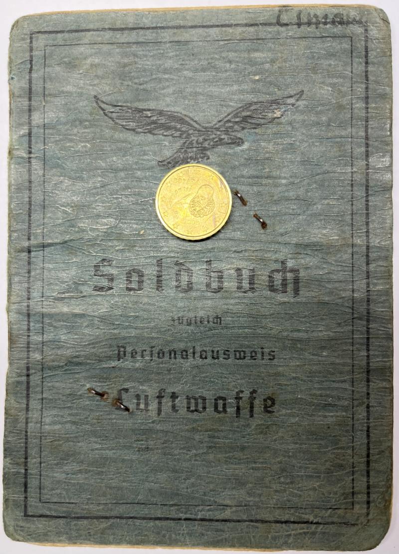 Soldbuch - Luftwaffe - 1.Fschj.Div. - Cassino -  Cimala