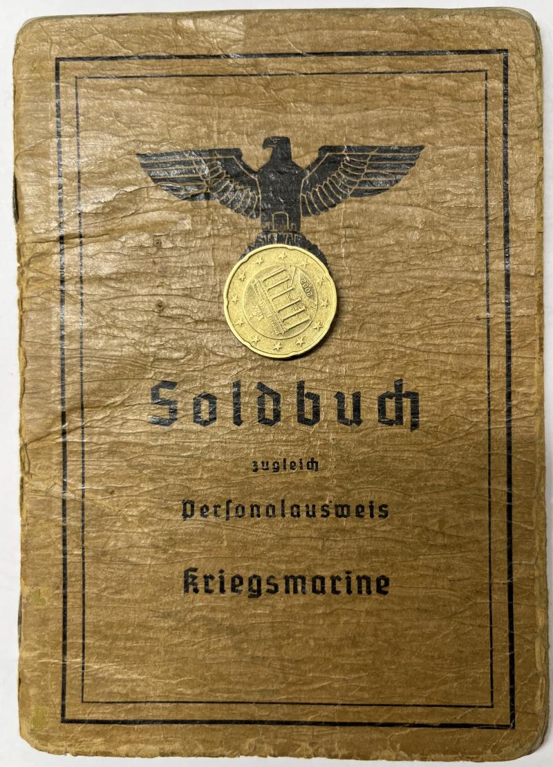 Soldbuch  KM - Mar.Kraftf.Abt./Mar.Befehlshaber Ostland  - Ulrich