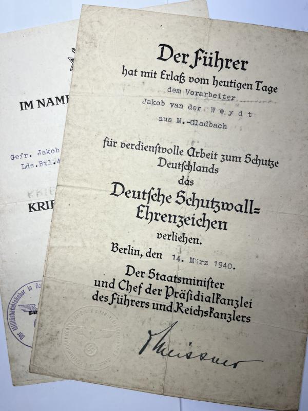 Citation set -  WH (Heer) -  Lds.sch.Btl.485/B - von der Weydt