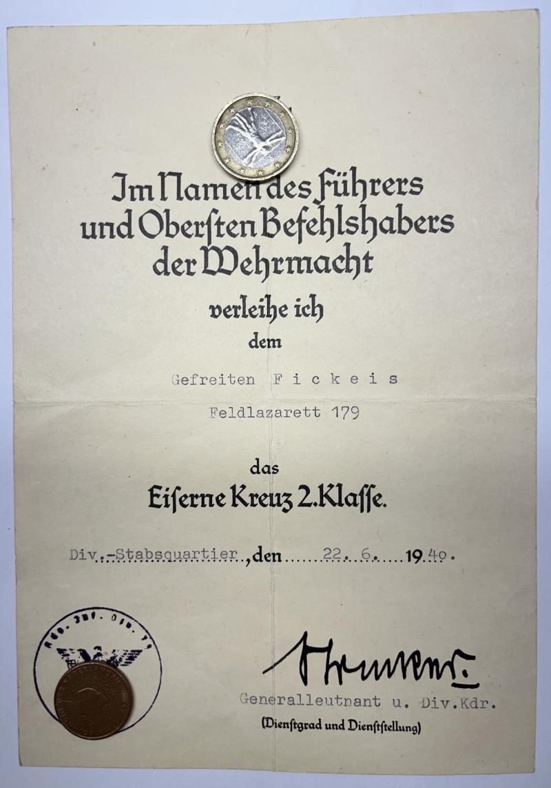 Citation - WH (Heer) - 79.Inf.Div. - Fickeis