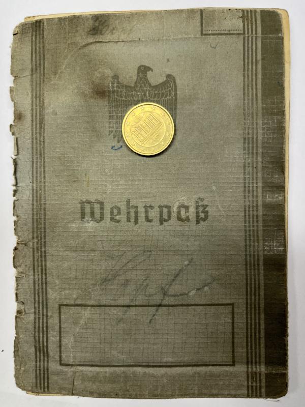 Wehrpass -  WH (Heer) - Africa/ 9.Inf.Div. - Hopf