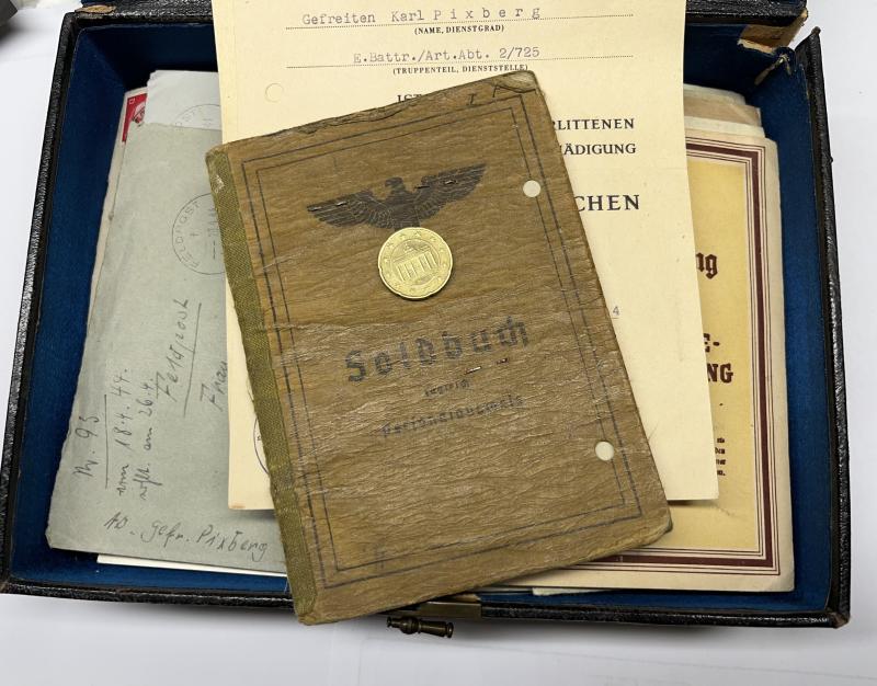 Soldbuch/grouping - WH (Heer) - Eisenbahn Art.Abt.725 - Pixberg
