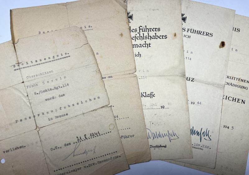 Citation grouping  -  WH (Heer) -  6.Pz..Div. - Serwin