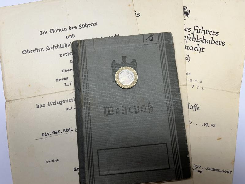 Wehrpass / citation grouping -  WH (Heer)  - 161.Inf.Div. - Kallweit