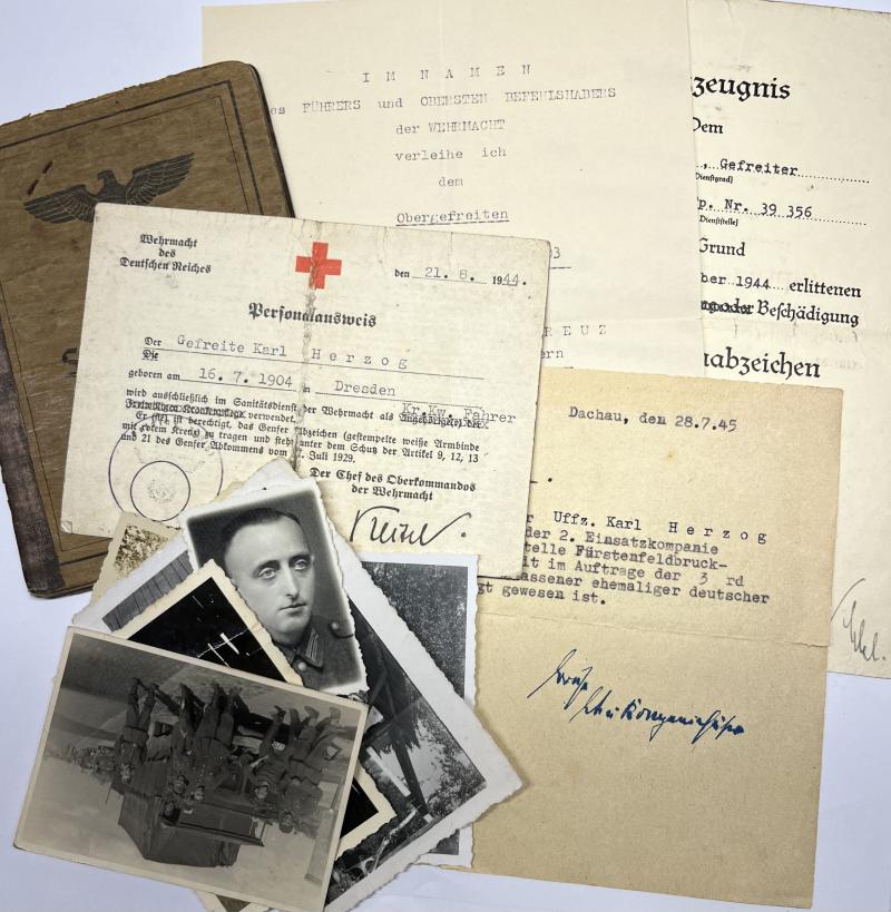 Soldbuch/citations - WH (Heer) - .Inf.Div. - Herzog