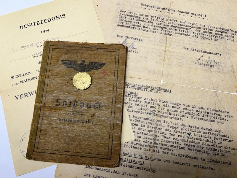 Soldbuch/citation - WH (Heer) - 291.Inf.Div. - Rohlfing