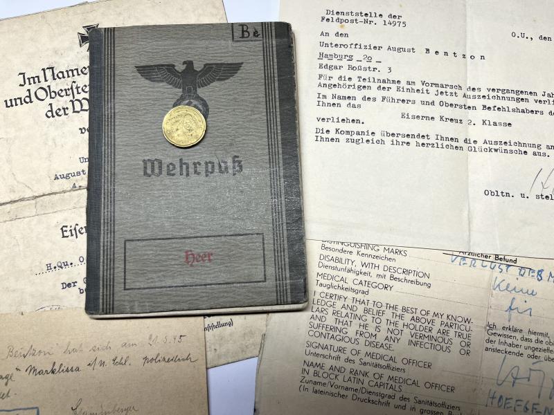 Wehrpass/citation - WH (Heer) - Bau-Batl.255 - Bau-Batl.255