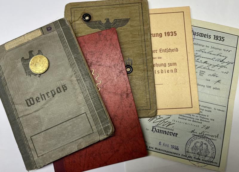 Wehrpass/Soldbuch/Arbeitsbuch - 181.Inf.Div. - Bielenberg