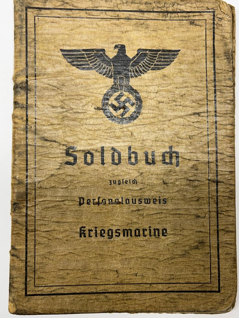 Soldbuch - KM - 10.Minensuchflottille - St.Nazaire - Fabricius