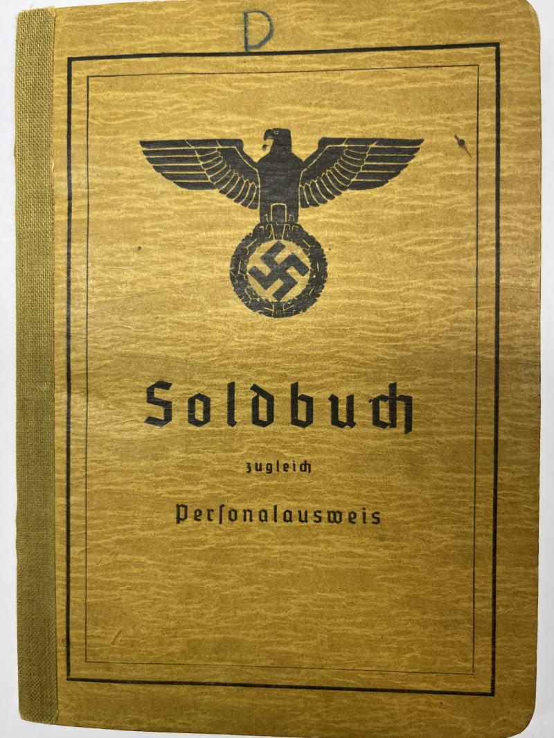 Soldbuch - WH (Heer) - 462.Inf.Div./462.V.G.D. - Metz - Deck