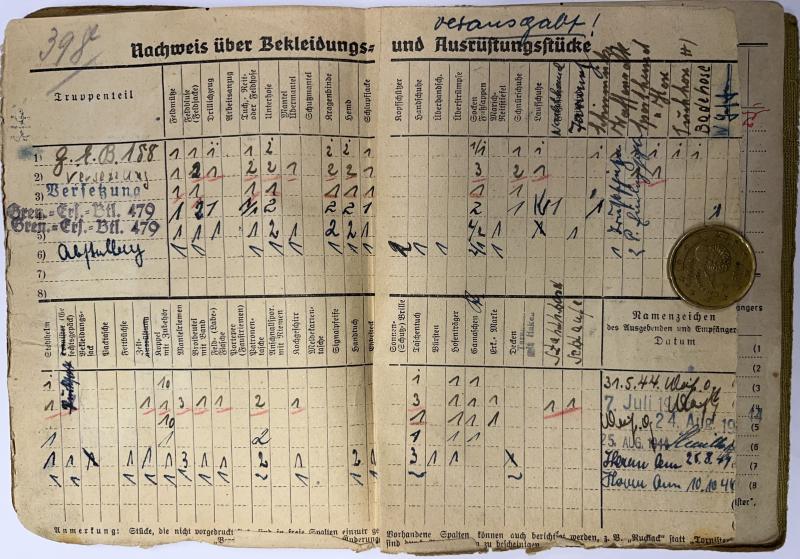 Soldbuch/citations - WH (Heer) - 359.Inf.Div. - Krebsr