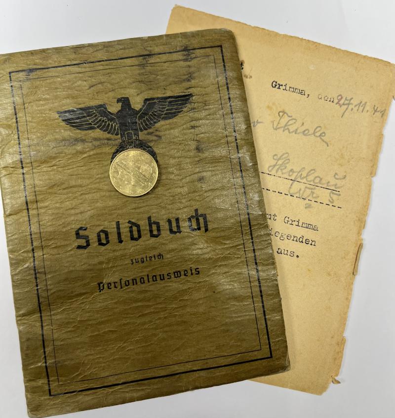 Soldbuch WH (Heer) - 87.Inf.Div. - Thiele