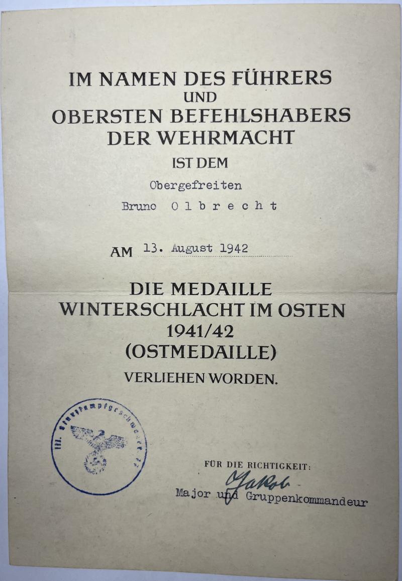 Citation set - Luftwaffe - Stuka Geschw.77 - Olbrecht