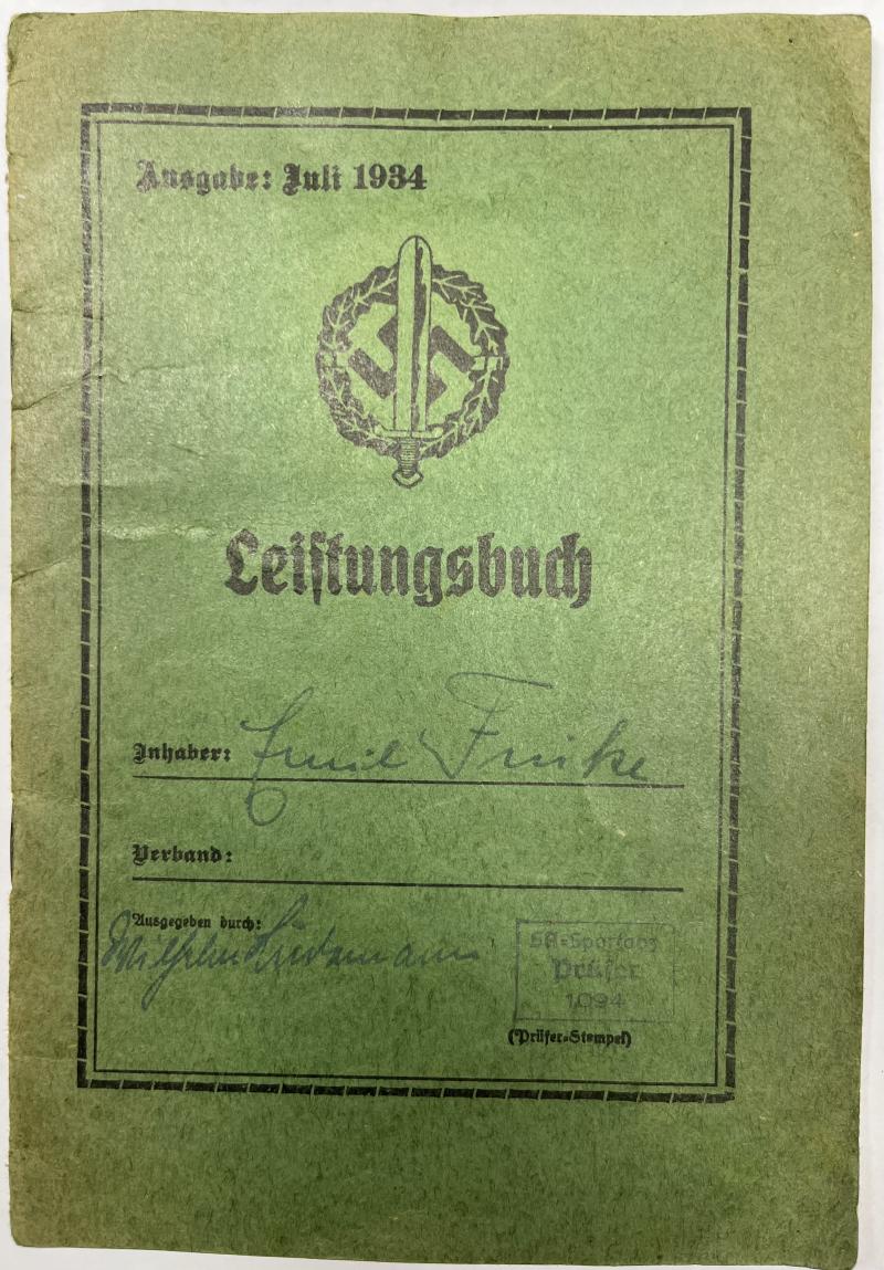 Wehrpass - WH (Heer) - Pz.Abw.Abt.559 - Finke