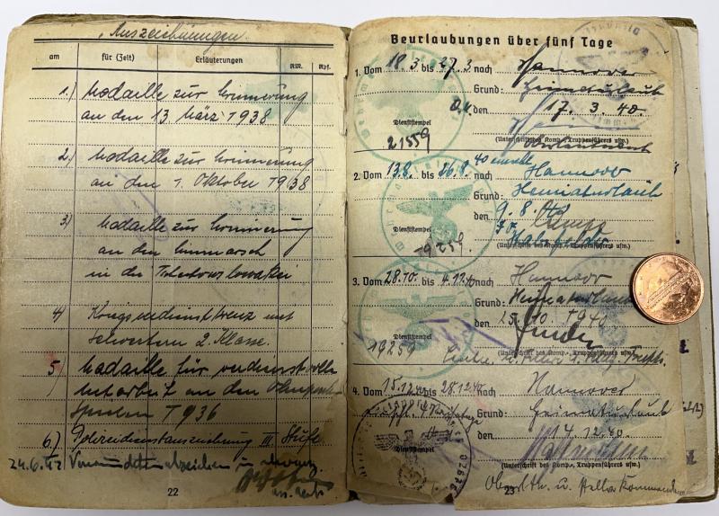 Soldbuch/citation grouping -