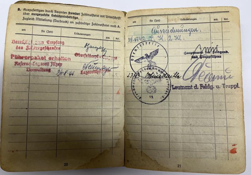 Soldbuch/citation grouping -