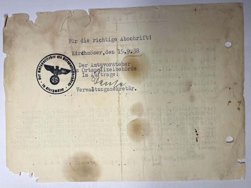 I.D. lot - HY - Reichsparteitag - Mühlberg