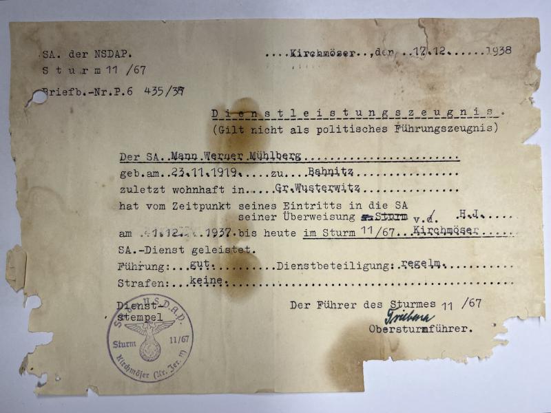 I.D. lot - HY - Reichsparteitag - Mühlberg