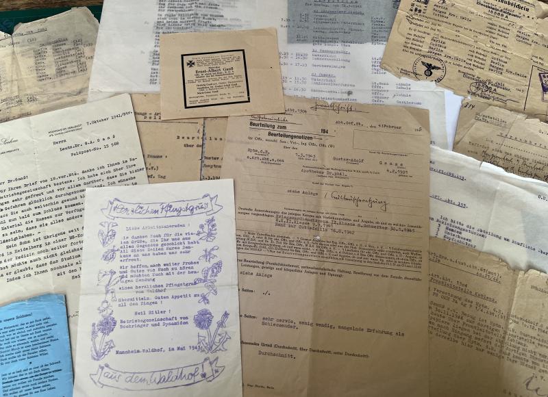 Soldbuch/citation grouping - WH (Heer) - 153.Inf.Div. - Ganss