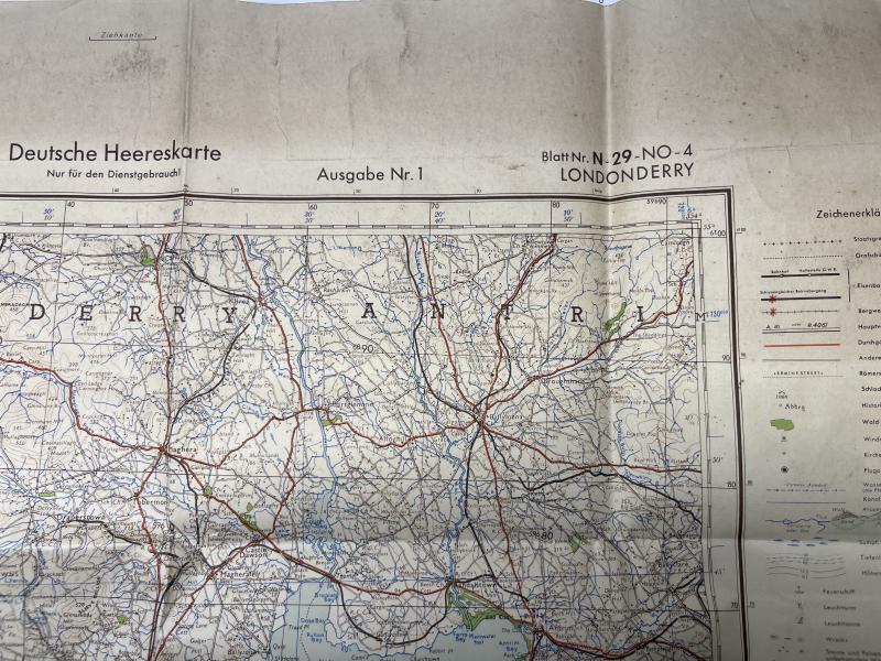 German map Londonderry -1942