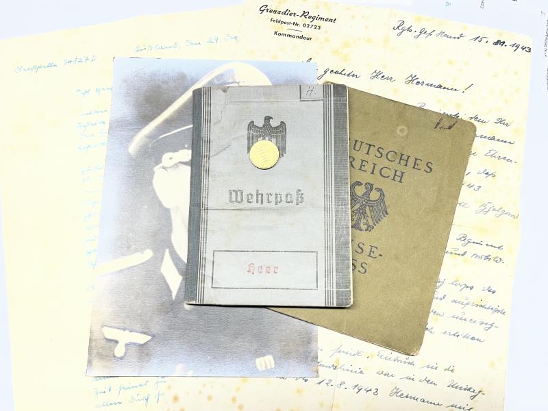 Wehrpass - WH (Heer) - 282.Inf.Div. - Hermann