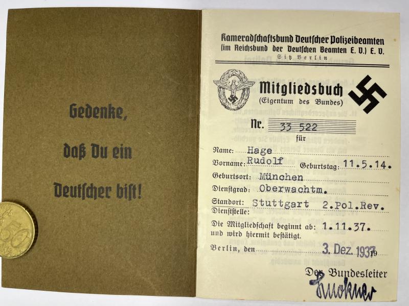 Soldbuch grouping - WH (Heer) - 4.Pz.Div. - Hage