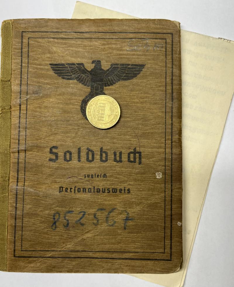 Soldbuch - WH (Heer) - 110.Inf.Div. - Schmid