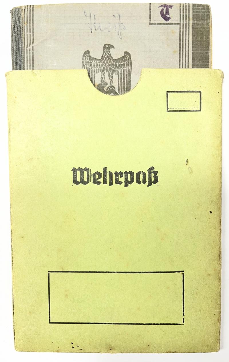 Wehrpass -  WH (Heer) -  328.Inf.Div. - Theis