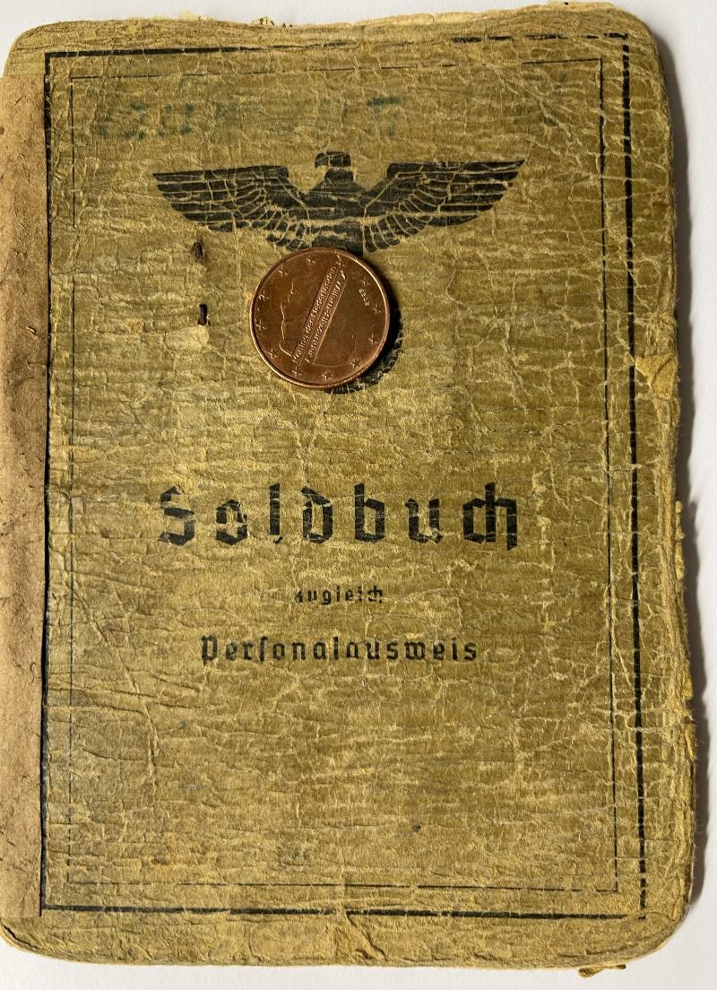 Soldbuch - WH (Heer) - 214.Inf.Div./39.Inf.Div./Landes-Schützen Btl.491 - Naumann