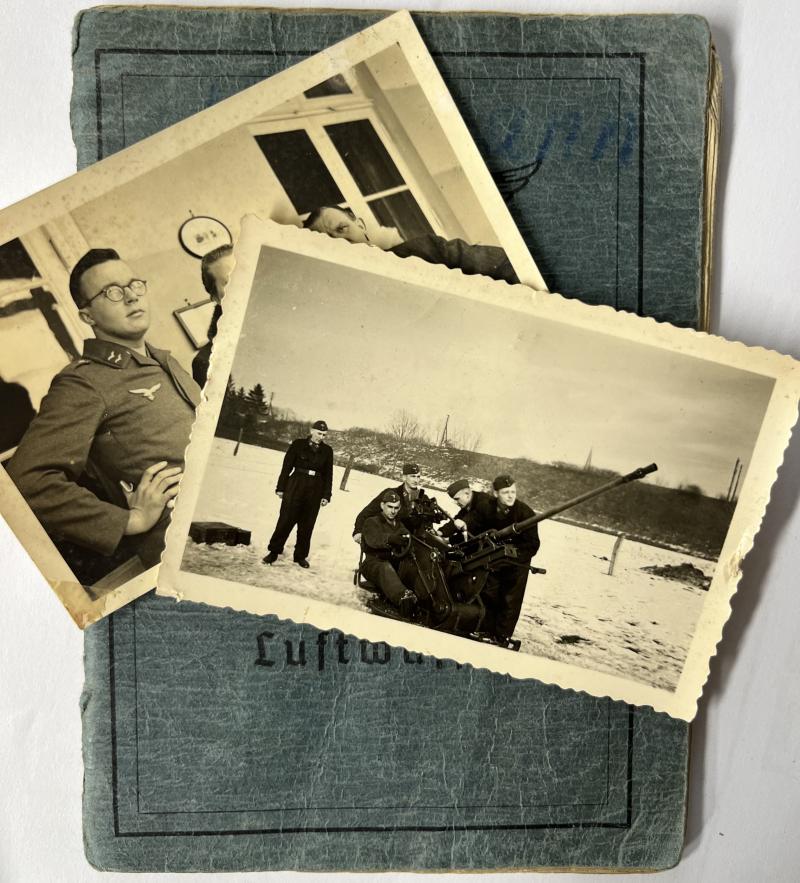Soldbuch - Luftwaffe - 16.Flak Div. - Hoffmann