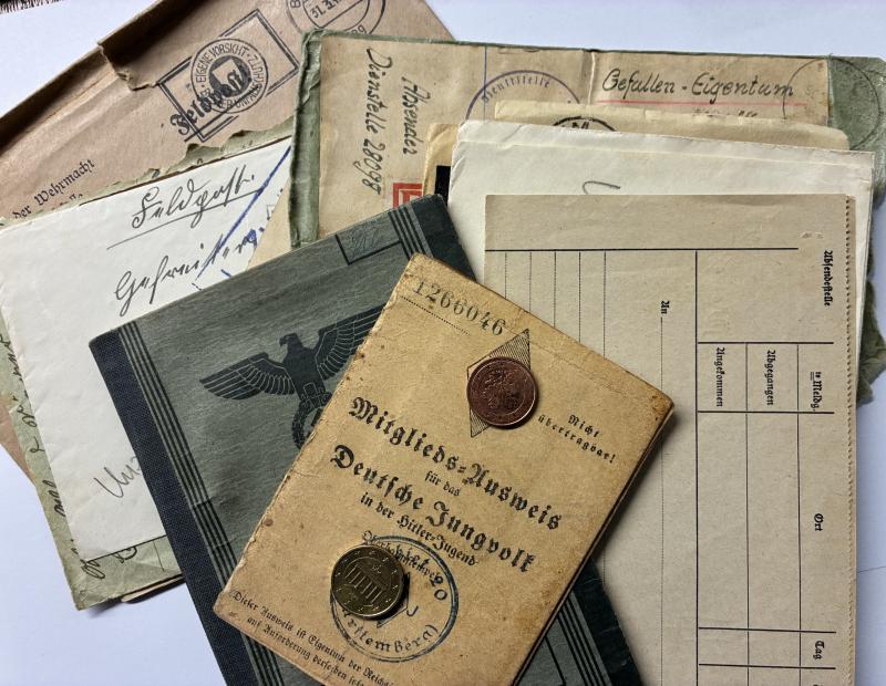 Wehrpass grouping - WH (Heer) - 35.Inf.Div. - Sieger