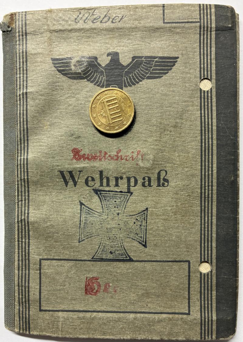 Wehrpass - WH (Heer) - 711.Inf.Div.- Weber