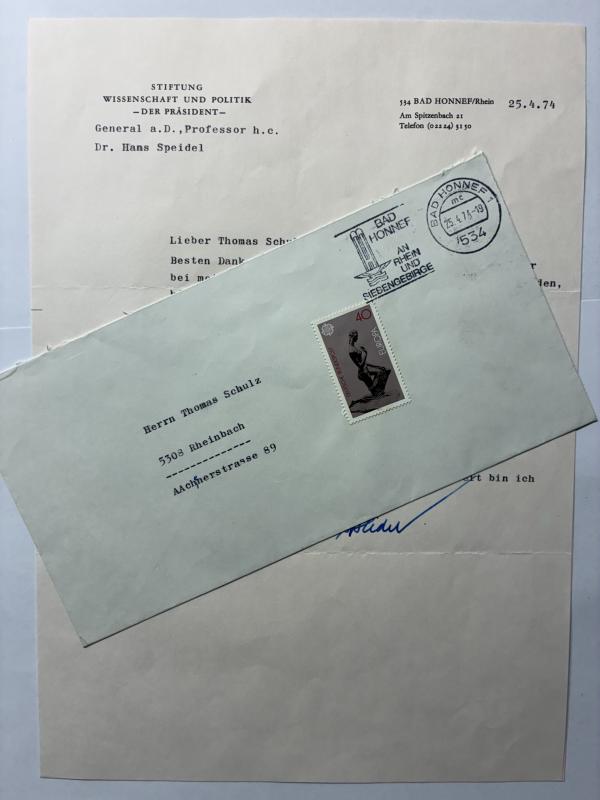 Letter - Speidel