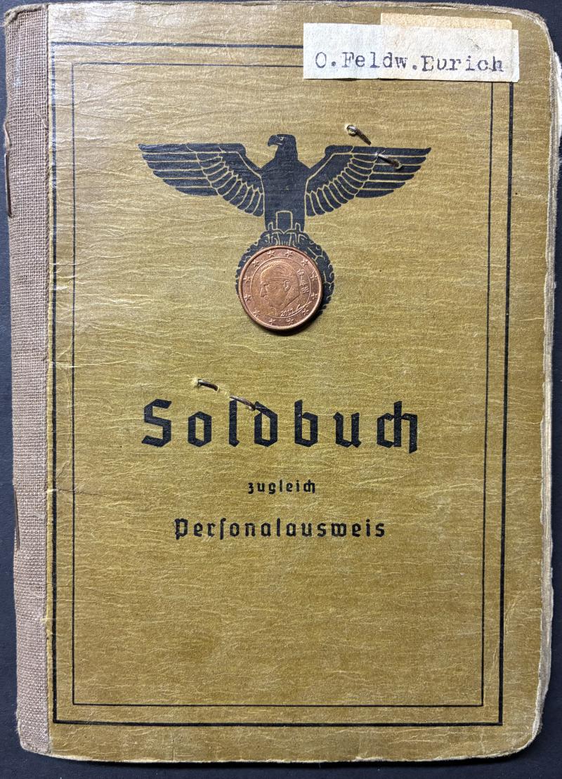 Soldbuch WH (Heer) - 268.Inf.Div. - Eurich