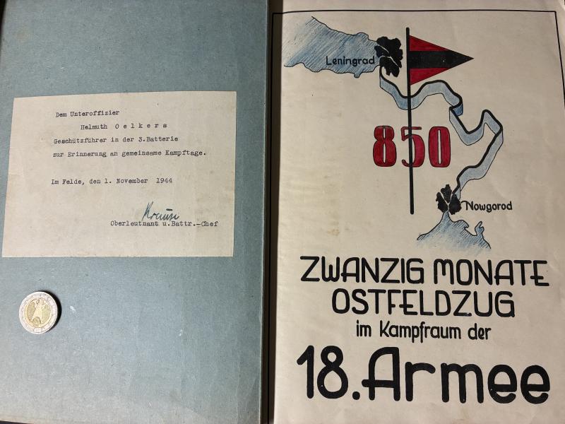 Citation-commemorative grouping - s.Art.Abt.850 - Oelkers