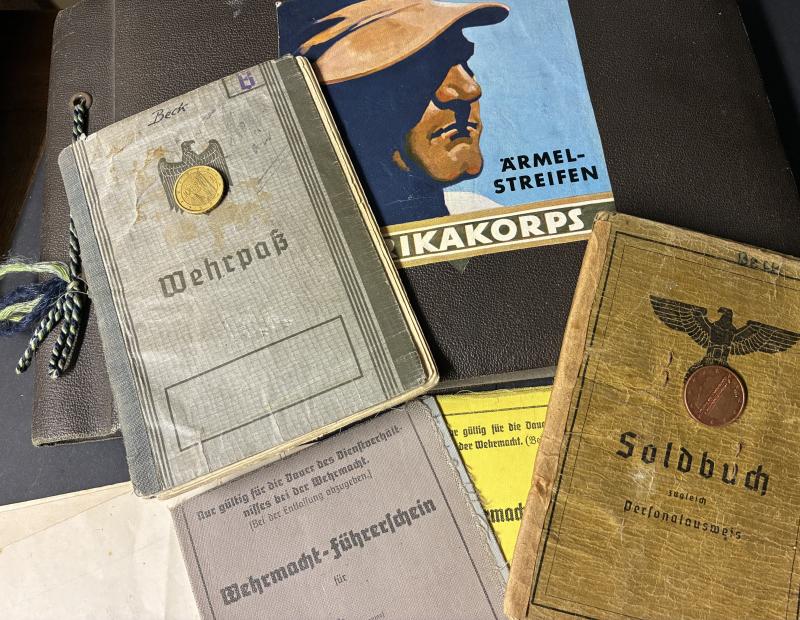 Wehrpass/Soldbuch /photoalbum - WH (Heer) - DAK / Inf.Div.