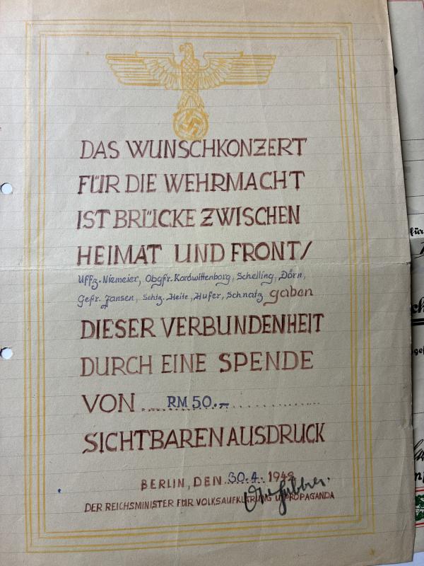 Soldbuch grouping - WH (Heer) - 6.Inf.Div./6.VGD - Schelling
