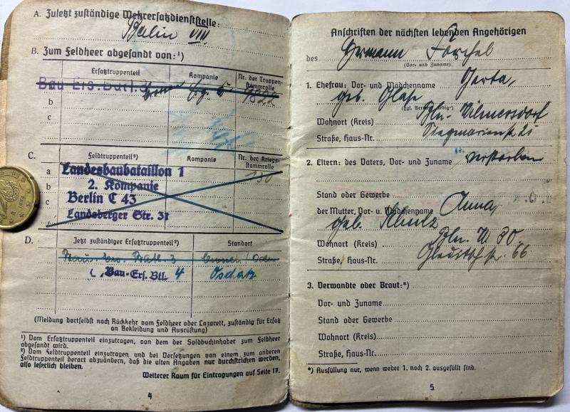 Soldbuch - WH (Heer) -
