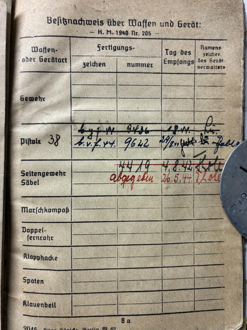 Soldbuch - WH (Heer) -