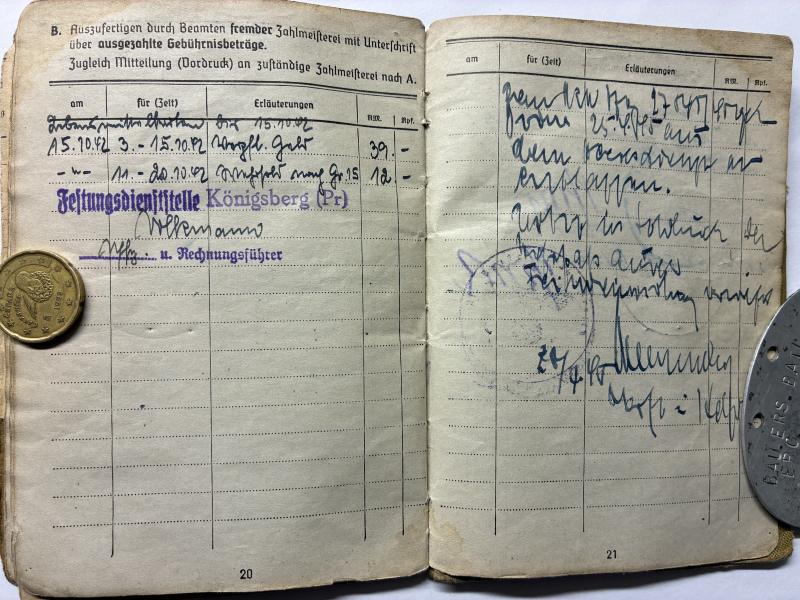 Soldbuch - WH (Heer) -