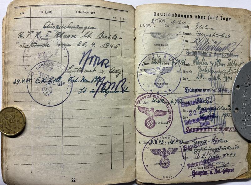 Soldbuch - WH (Heer) -