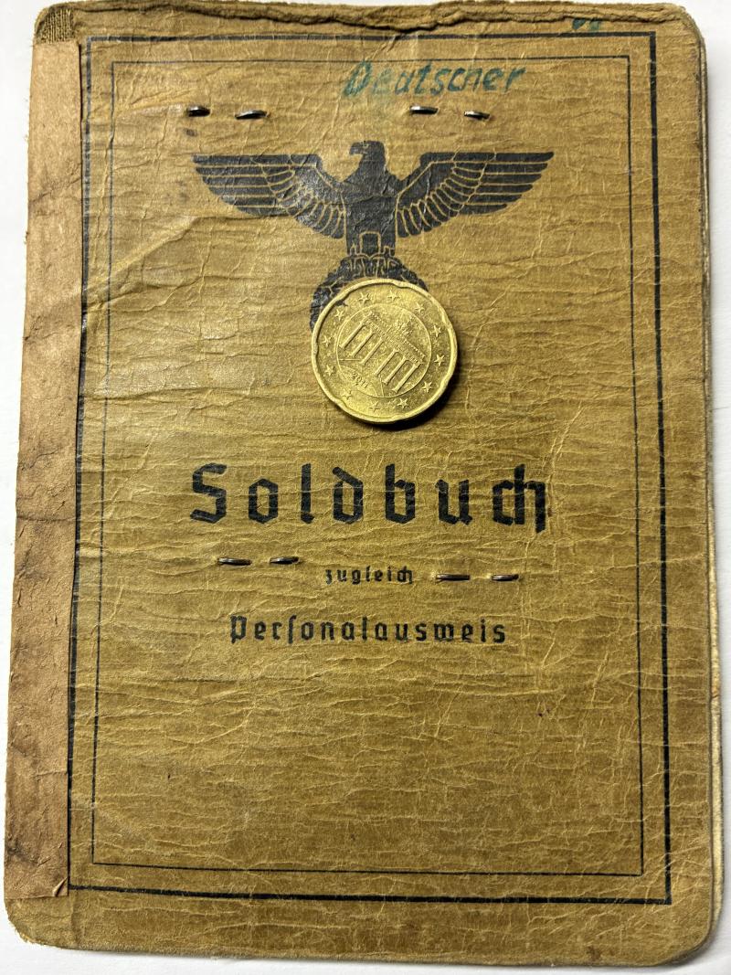 Soldbuch - WH (Heer) - 708.V.G.D. - Deutscher