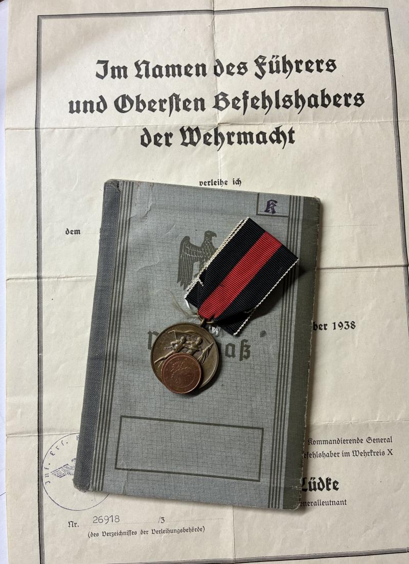 Wehrpass/citation/medal -  WH (Heer) -  30.Inf.Div. - Kruse