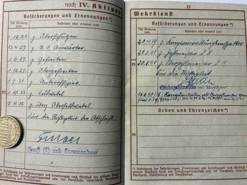 Wehrpass/Soldbuch /