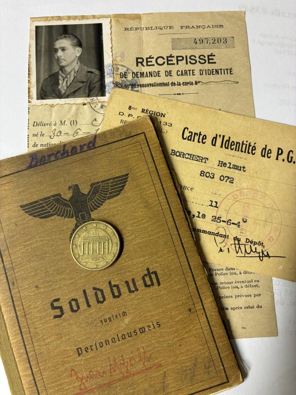 Soldbuch WH (Heer) - 246.Inf.Div./716.Inf.Div. - Normandy - Borchert