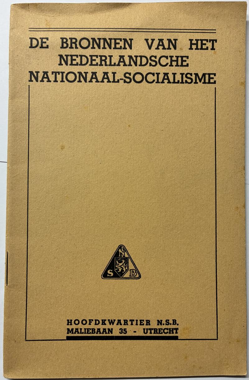 Booklet grouping - N.S.B. (Nationaal Socialistische Beweging)