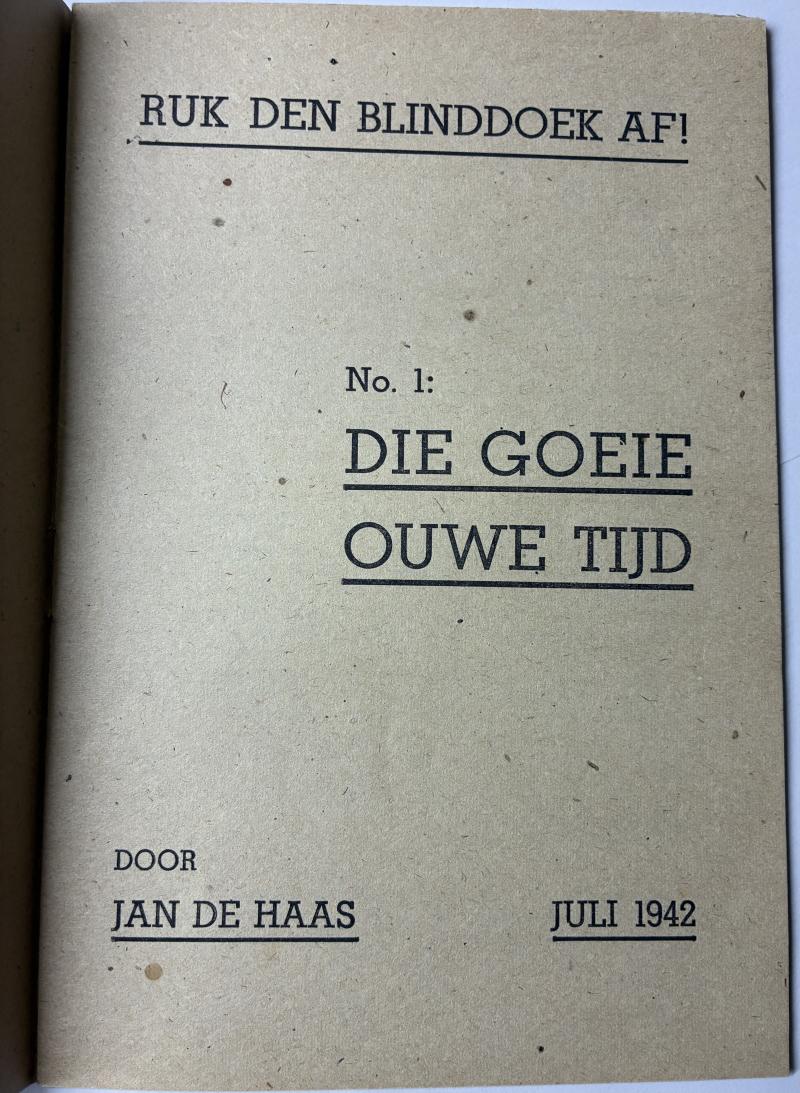 Booklet grouping - N.S.B. (Nationaal Socialistische Beweging)