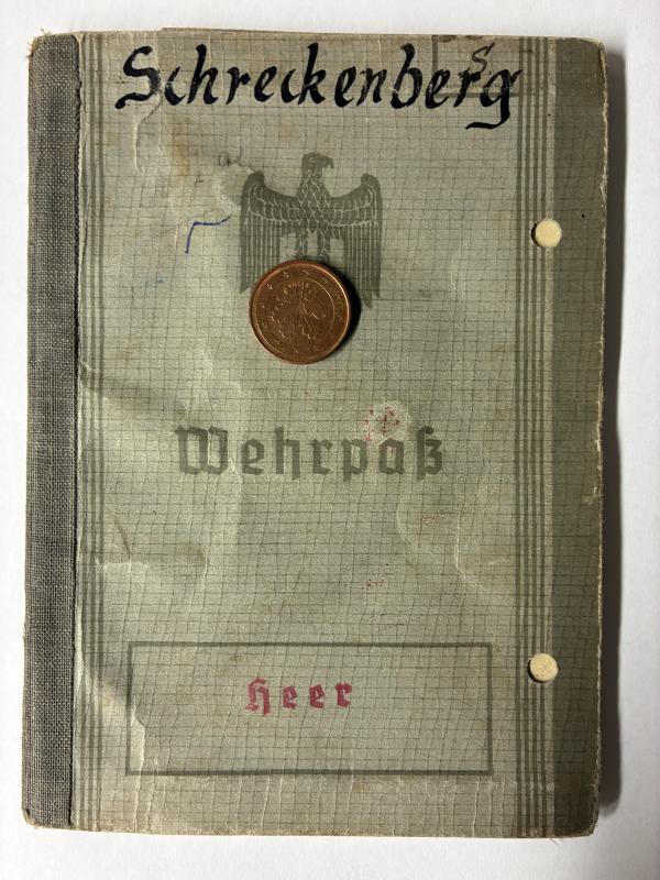 Wehrpass -  WH (Heer) -  225.Inf.Div. - Schreckenberg